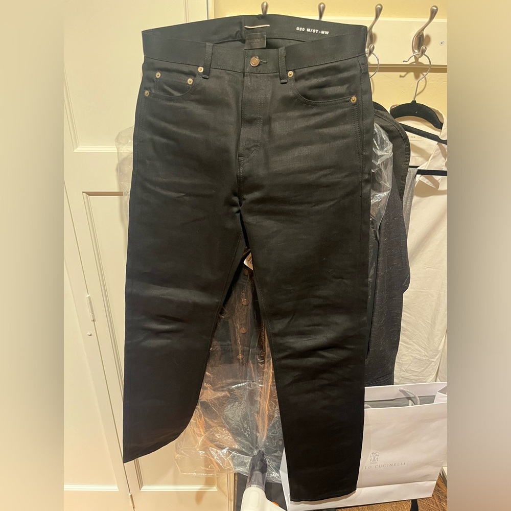 SAINT LAURENT Men’s Black Denim Jeans SIZE 32